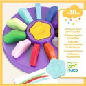 Djeco - Les couleurs - Pour les petits - 12 crayons fleurs