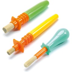 Djeco - Les couleurs des petits - 3 pinceaux malins 2