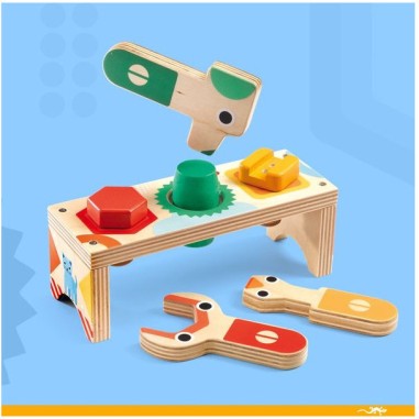 Bricolou - Mon premier établi en bois - Djeco