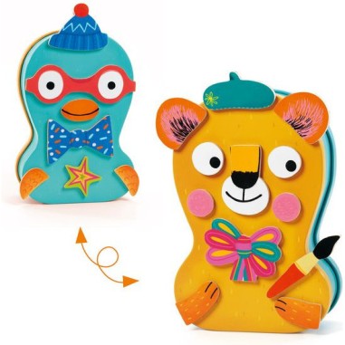 Jeu magnétique en bois : inzebox portranimo - djeco - Djeco