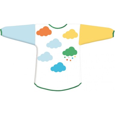 Tablier Protection Blanc Enfant 3-6 Ans Djeco Loisirs Créatifs Tablier Protection Blanc Enfant 3-6 Ans Djeco Loisirs Créatifs