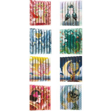 Djeco - Papier créatif - Lovely queens Djeco - Papier créatif - Lovely queens