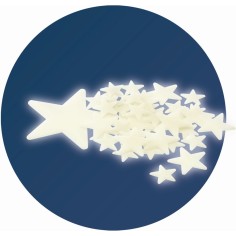 Stickers Mural étoiles phosphorescente Little Big Room de Djeco 2