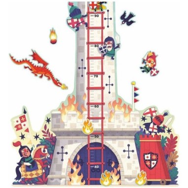 Toise Tour aux chevaliers - Djeco - Un jeu Djeco - Little Big Room By Djeco Toise Tour aux chevaliers - Djeco - Un jeu Djeco - Little Big Room By Djeco