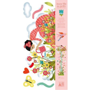 Toise Jeune fille au jardin - Djeco - Un jeu Djeco - Little Big Room By Djeco Toise Jeune fille au jardin - Djeco - Un jeu Djeco - Little Big Room By Djeco