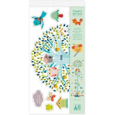 Toise Copains des Bois - Djeco - Un jeu Djeco - Little Big Room By Djeco Toise Copains des Bois - Djeco - Un jeu Djeco - Little Big Room By Djeco