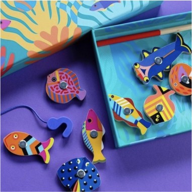 Magnetic's Fishing Graphic - Jeu de Pêche aimanté - Djeco Magnetic's Fishing Graphic - Jeu de Pêche aimanté - Djeco