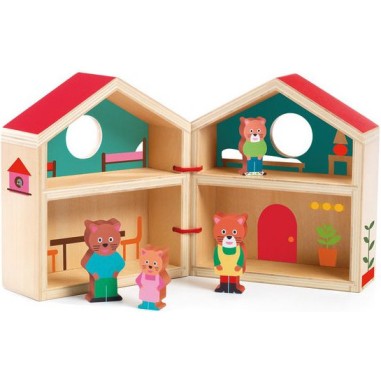 Jeu de manipulation Minihouse - jouet d'éveil Djeco Jeu de manipulation Minihouse - jouet d'éveil Djeco