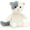 Chaton peluche Munchkin cat blanc/gris - Jellycat