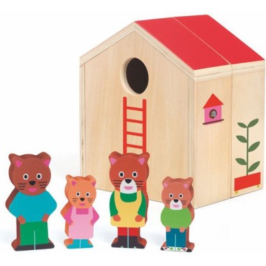Jeu de manipulation Minihouse - jouet d'éveil Djeco Jeu de manipulation Minihouse - jouet d'éveil Djeco