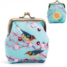 Porte monnaie oiseaux - Lovely Paper by Djeco - Lovely Paper By Djeco