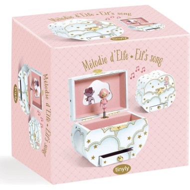 Boîte à musique et à bijoux : tinyly : mélodie d'elfe - djeco - Little Big Room By Djeco Boîte à musique et à bijoux : tinyly : mélodie d'elfe - djeco - Little Big Room By Djeco
