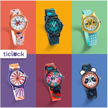 Djeco - Ticlock - Montre des petits Montre fête Djeco - Ticlock - Montre des petits Montre fête
