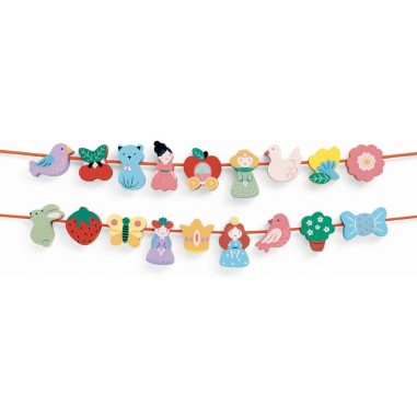 FilaGirly 16 perles - Djeco - Un jeu Djeco FilaGirly 16 perles - Djeco - Un jeu Djeco