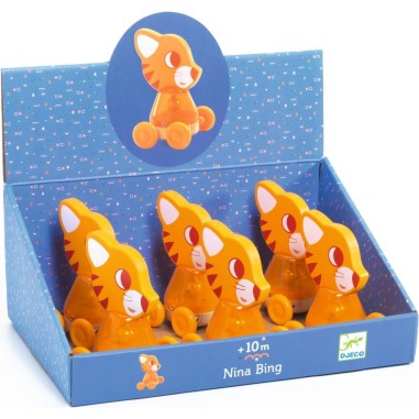 Djeco Chat à Rouler Nina Bing dès 10 mois Djeco Chat à Rouler Nina Bing dès 10 mois