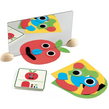 Jeu de construction - Ze Mirror Faces - Djeco - Jeux enfants Jeu de construction - Ze Mirror Faces - Djeco - Jeux enfants