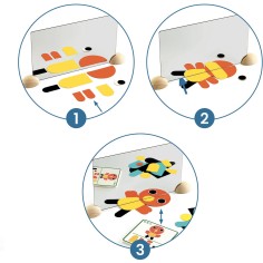 Jeu de construction - Ze Mirror Animals - Djeco - Jeux enfants 2