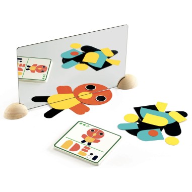 Jeu de construction - Ze Mirror Animals - Djeco - Jeux enfants Jeu de construction - Ze Mirror Animals - Djeco - Jeux enfants