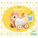 BabySing Jouet à pousser - Djeco - Jouet d'éveil en bois