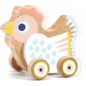 BabySing Jouet à pousser - Djeco - Jouet d'éveil en bois