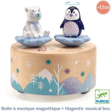 Djeco - Boîte à  musique magnétique - Ice Park Melody Djeco - Boîte à  musique magnétique - Ice Park Melody