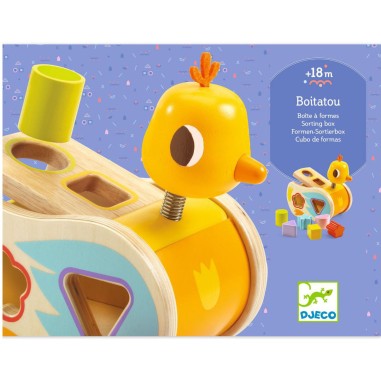 Boîte à forme Boitatou - Djeco - Un jeu Djeco Boîte à forme Boitatou - Djeco - Un jeu Djeco