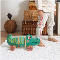 Jouet à tirer Edgar - Djeco - Jouet d'éveil en bois 2