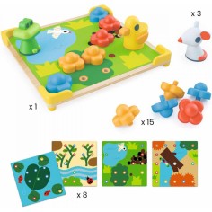 Mosaïco : Ducky & Co - Djeco - Un jeu Djeco 2