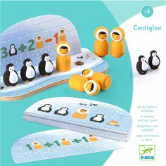 Jeu éducatif Contigloo - Djeco - Jeu de mémoire et de logique