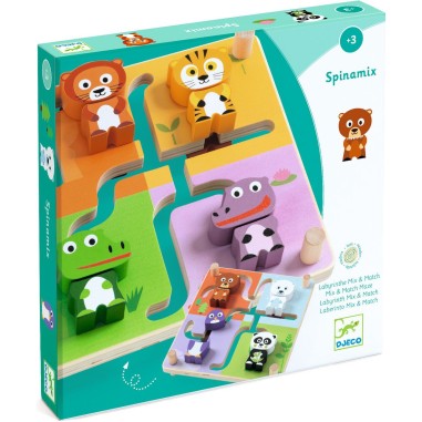 Spinamix - Djeco - Jouet éducatif en bois