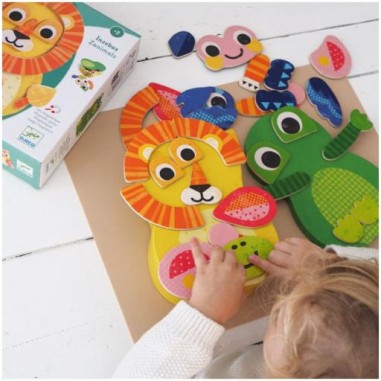 Jeu magnétique - Inzebox Zanimals - Djeco Jeu magnétique - Inzebox Zanimals - Djeco