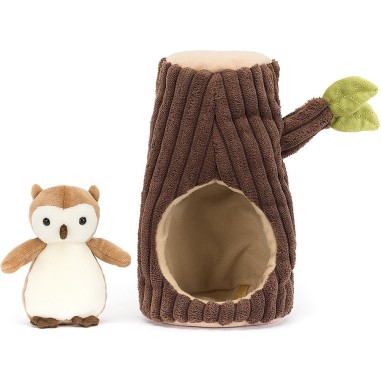 Peluche Chouette dans un arbre Forest - Jellycat