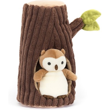 Peluche Chouette dans un arbre Forest - Jellycat