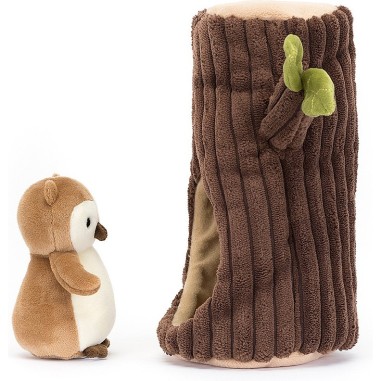 Peluche Chouette dans un arbre Forest - Jellycat
