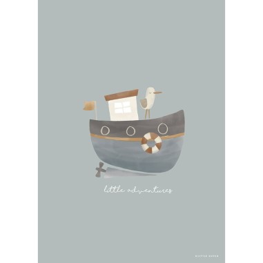 Gigoteuse été 70 cm Sailors Bay Blue - Little Dutch Gigoteuse été 70 cm Sailors Bay Blue - Little Dutch