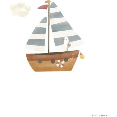 Gigoteuse été 70 cm Sailors Bay Blue - Little Dutch Gigoteuse été 70 cm Sailors Bay Blue - Little Dutch