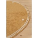 Tapis Pure Ochre Dot - diamètre 110 cm - Little Dutch