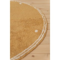 Tapis Pure Ochre Dot - diamètre 110 cm - Little Dutch 2