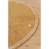 Tapis Pure Ochre Dot - diamètre 110 cm - Little Dutch