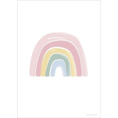 Poster Arc-ciel & Alphabet Rose - Little Dutch Poster Arc-ciel & Alphabet Rose - Little Dutch