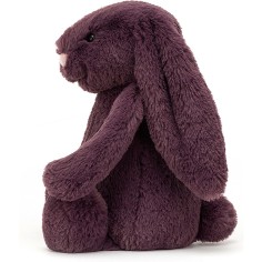 Petite peluche lapin prune Bashful 18 cm - Jellycat 2