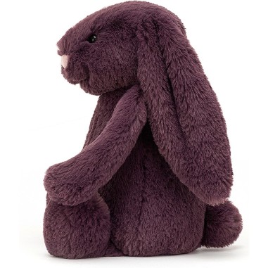 Petite peluche lapin prune Bashful 18 cm - Jellycat Petite peluche lapin prune Bashful 18 cm - Jellycat