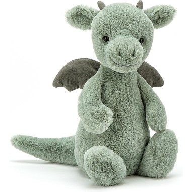 Petite peluche dragon vert bashful - 18 cm - Jellycat