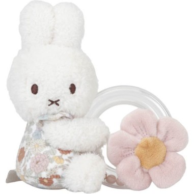 Miffy hochet Vintage Little Flowers - Little Dutch