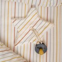 Doudou attache-sucette Vintage Sunny Stripes - Little Dutch