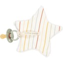 Doudou attache-sucette Vintage Sunny Stripes - Little Dutch