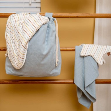 Doudou attache-sucette Vintage Sunny Stripes - Little Dutch