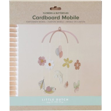 Mobile déco pour bébé Flowers & Butterflies - Little Dutch Mobile déco pour bébé Flowers & Butterflies - Little Dutch