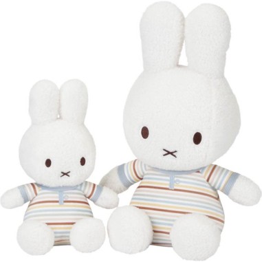 Miffy peluche Vintage Sunny Stripes 25 cm - Little Dutch Miffy peluche Vintage Sunny Stripes 25 cm - Little Dutch