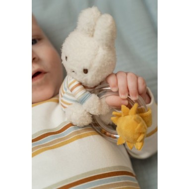 Miffy anneau hochet Vintage Sunny Stripes - Little Dutch Miffy anneau hochet Vintage Sunny Stripes - Little Dutch